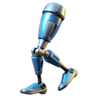 magnificent modern Cybernetic Leg Prosthetic with enhanced speed and agility high resolution png