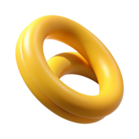 vibrant rustic A rubber band, yellow, stretched, high resolution png