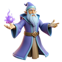 stunning rustic A powerful wizard, casting a spell with intricate hand gestures high quality png