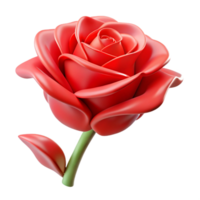 beautiful rustic A single, red rose, stylized and abstract authentic png
