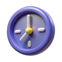 vibrant minimalist A single, stylized clock with distorted time high resolution png