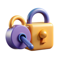 serene abstract An abstract representation of a lock and key high quality png