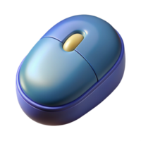 elegant modern A single, stylized computer mouse icon 4K png