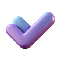 stunning modern An abstract representation of a checkmark high resolution png