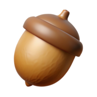 extraordinary artistic Brown acorn with cap high quality png