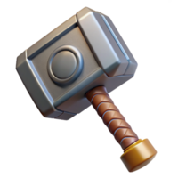 serene abstract Thor's Hammer, Mjolnir, Norse mythology, powerful weapon high quality png