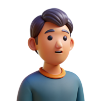 impressive rustic Distracted individual looking off to the side, high quality png