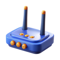 magnificent classic Wireless router with antennas high resolution png