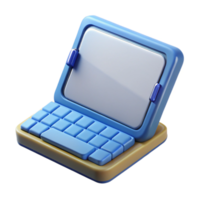 impressive contemporary Tablet computer with keyboard case high resolution png