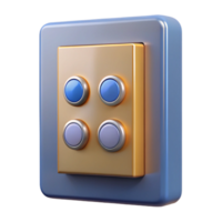 extraordinary rustic Elevator button panel, high quality png