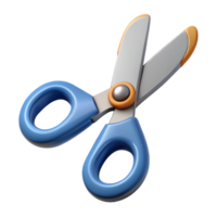 impressive creative A pair of scissors, open and sharp, professional png