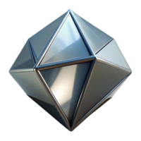 elegant rustic A metallic, geometric shape with sharp edges detailed png