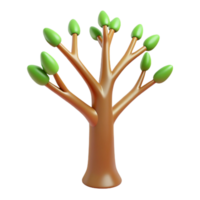 vibrant classic A single, stylized tree with branches reaching upwards authentic png