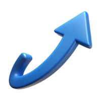 vibrant vintage A single, stylized arrow pointing upwards with a dynamic trail 4K png