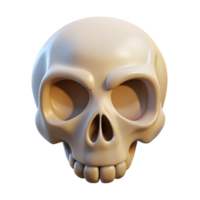 serene rustic A single, stylized skull with intricate bone details original png