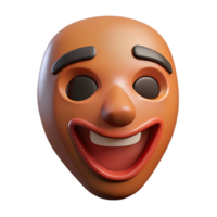 magnificent abstract A single, stylized mask with an expressive design 4K png