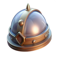 elegant abstract Helm of Invisibility, mythical headwear, transparent appearance, high quality png