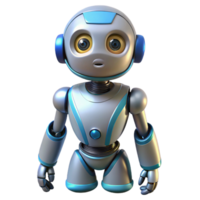 elegant rustic A futuristic robot with artificial intelligence detailed png
