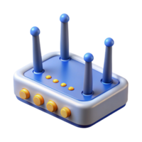 extraordinary rustic A network router with multiple antennas professional png