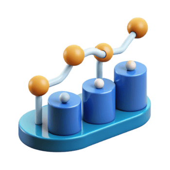 vibrerande kreativ stor data analys representerade förbi en ström av data poäng original- png