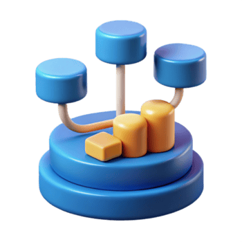 maravilloso moderno grande datos analítica representado por un corriente de datos puntos auténtico png