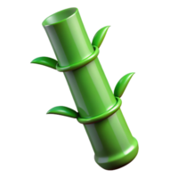 serene abstract Green bamboo stalk professional png