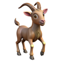 impressive abstract Satyr, goat-legged creature, playful pose, genuine png