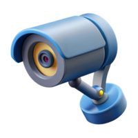 magnificent creative A security camera with a rotating lens, high resolution png