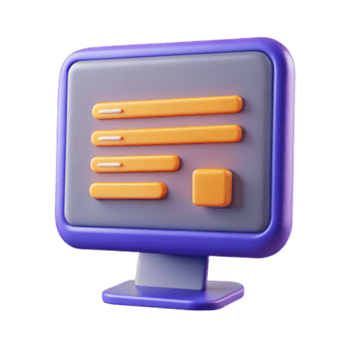 maravilloso creativo un soltero computadora monitor mostrando código, alto calidad png