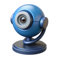 wonderful abstract A webcam with a built-in microphone, professional png