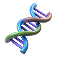 stunning minimalist A DNA double helix model, high resolution png