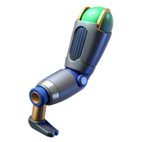 extraordinary abstract A prosthetic limb with advanced sensors, authentic png