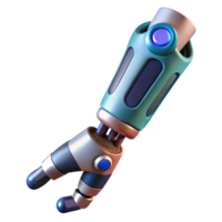 vibrant minimalist A prosthetic limb with advanced sensors, premium png