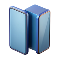 extraordinary minimalist A foldable smartphone with a flexible display, high resolution png