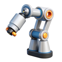 beautiful rustic Robot arm with multiple joints premium png
