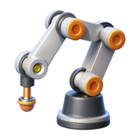 magnificent classic Robot arm with multiple joints high quality png