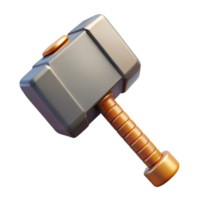 impressive creative Thor's Hammer, Mjolnir, Norse mythology, high resolution png