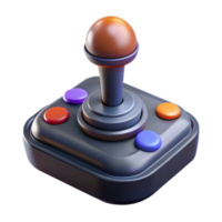 elegant contemporary Spaceship control stick, ergonomic design, multiple buttons 4K png