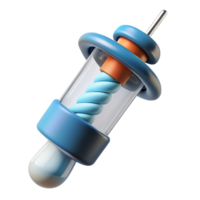vibrant rustic Genetic engineering tool, futuristic design, precise needle original png