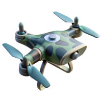 serene vintage Reconnaissance drone, camouflaged design, silent flight authentic png