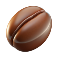 stunning artistic A single coffee bean, highly detailed and abstract genuine png