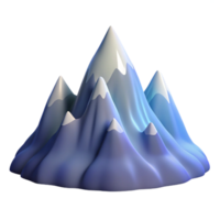 serene abstract A mountain, abstract and majestic high quality png