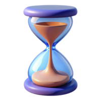 dramatic creative A hourglass, time passing, abstract representation detailed png