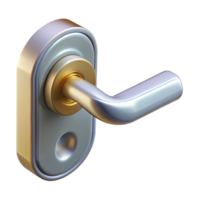 magnificent abstract Door handle, lever style, modern authentic png