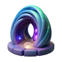 magnificent rustic A magical, swirling portal, leading to an unknown dimension original png