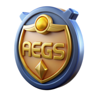beautiful artistic Aegis, shield of Zeus and Athena high quality png