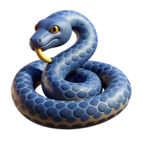 beautiful abstract Snake with scales, original png