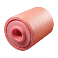 wonderful vintage Roll of insulation, fiberglass, pink, authentic png