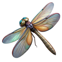 extraordinary contemporary Close-up of a dragonfly high quality png