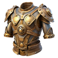 impressive abstract Steampunk armor with articulated plates and intricate detailing authentic png